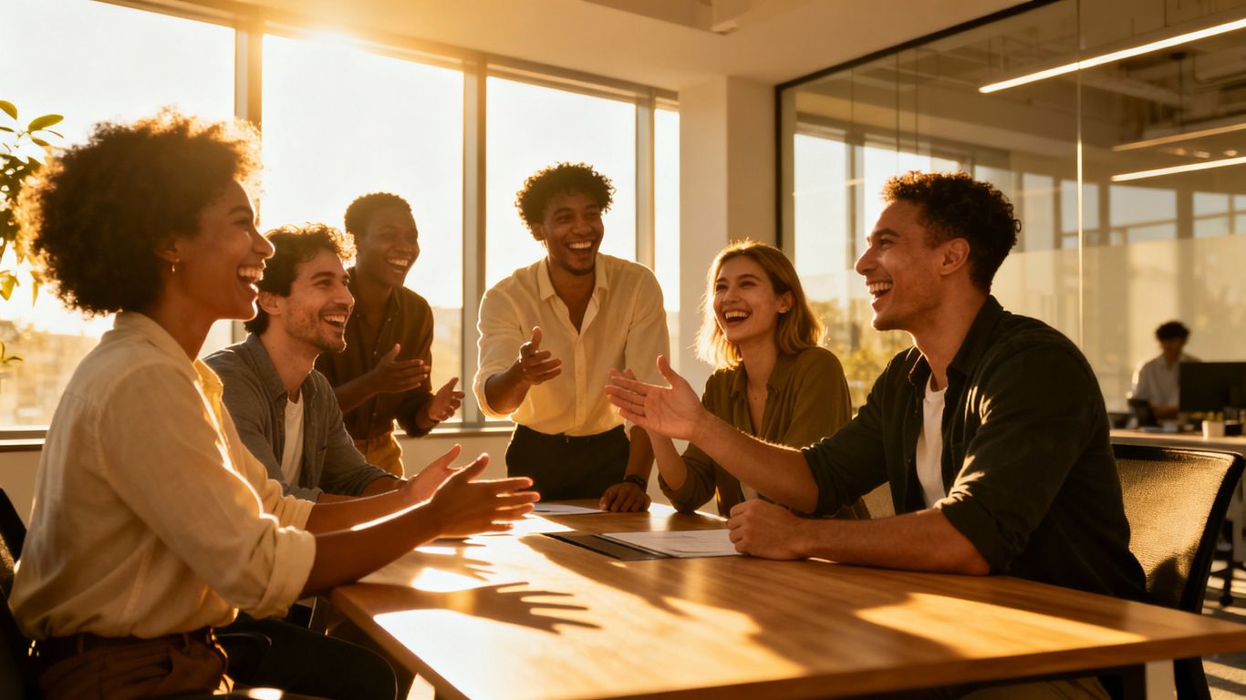 Team building activities boosting employee engagement and retention.